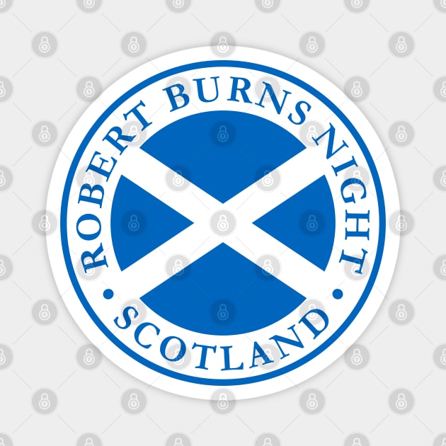 Burns Night Magnet by Lyvershop