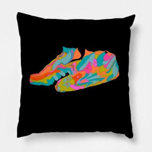 Technicolour Sneakers Pillow