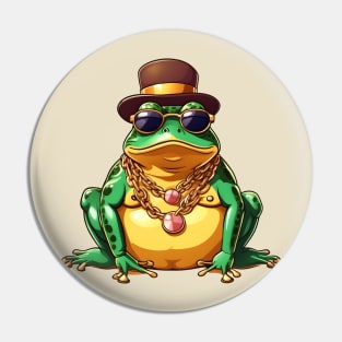 rich frog Pin