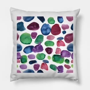 Abstract Watercolor Pattern Pillow
