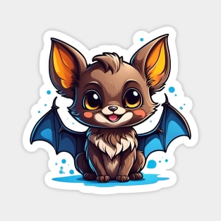 Cute Bat with blue wings Magnet