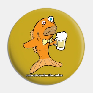 Gus Gus the Goldfish Pin