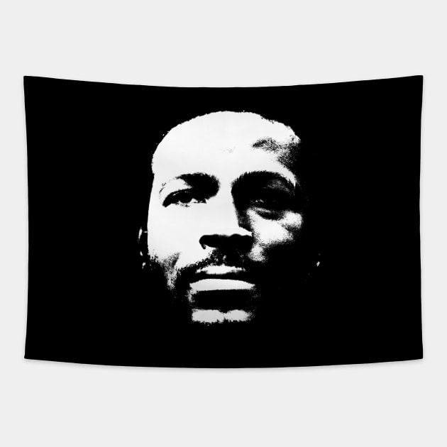 Marvin Gaye - Face Tapestry by TheSnowWatch