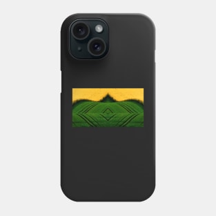 PATTERNS IN GREEN AND YELLOW Phone Case