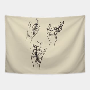 hands Tapestry