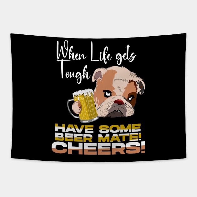 When Life gets Tough Tapestry by KNI