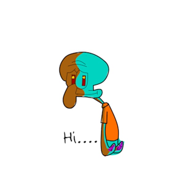 Squidward sad boy by DeanEve