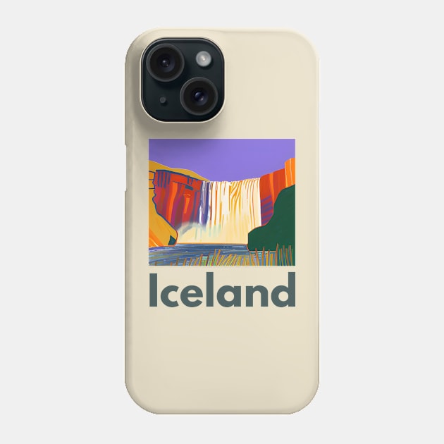 Iceland Skogafoss Phone Case by Coolies