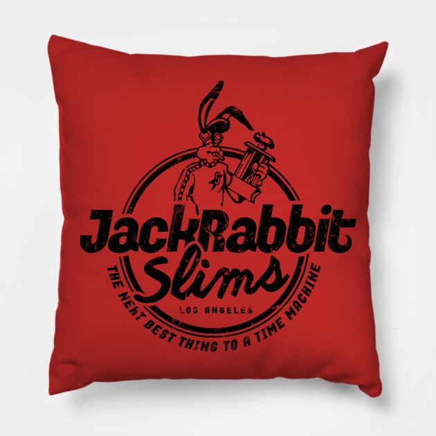 JACK RABBIT SLIMS Pillow by MindsparkCreative