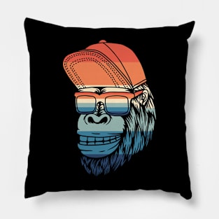 Retro Gorilla Pillow