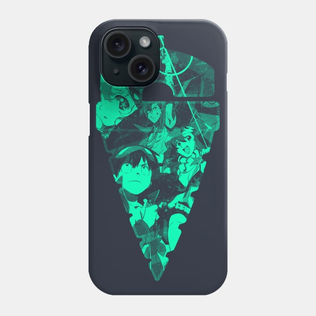 Pierce the Sky! (green) Phone Case by geekingink