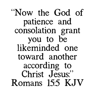 Romans 15:5 KJV T-Shirt