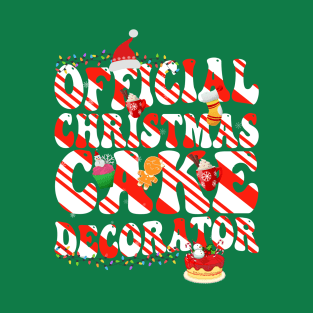 Official Christmas cake decorator - a cake decorator design T-Shirt