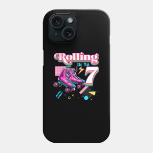 Rolling Into 7 Roller Skate 7Th Phone Case