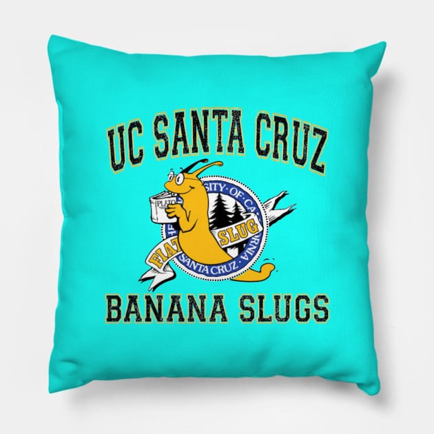 Santa Cruz Mascot Logo Pillow by dikarwa