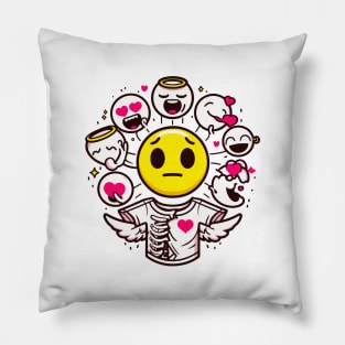 emoji funny Pillow