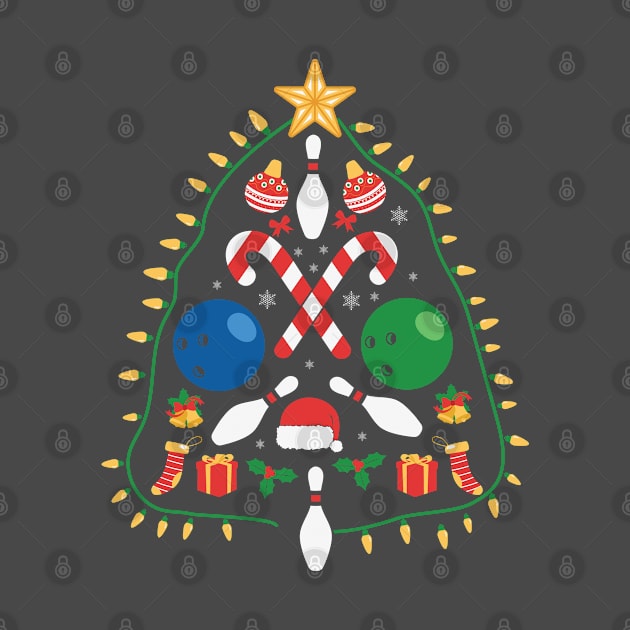 Bowling christmas tree by MZeeDesigns