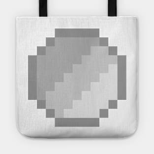Silver Coin Pixel Art Tote