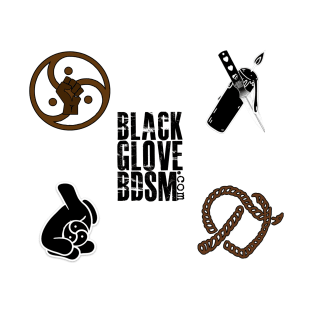 The Black Glove BDSM flag T-Shirt