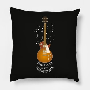 Blues Guitar Music Pillow