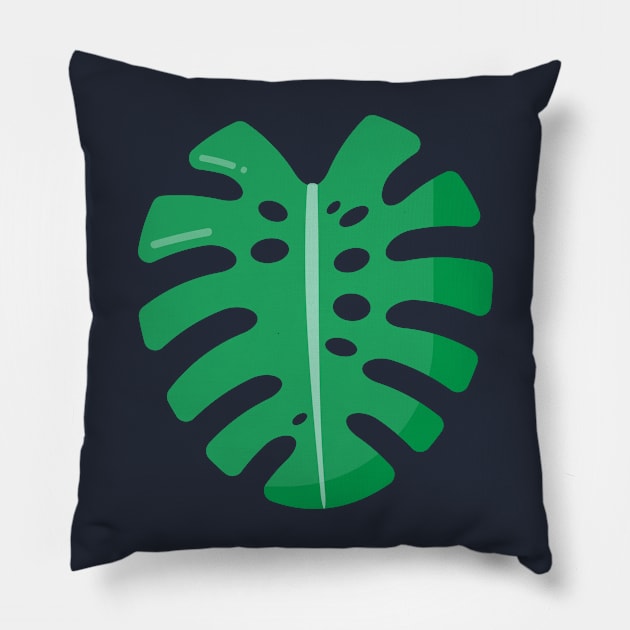 Tropical plants Pillow by runlenarun