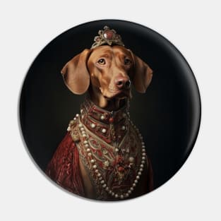 Graceful Vizsla - Medieval Hungarian Queen Pin