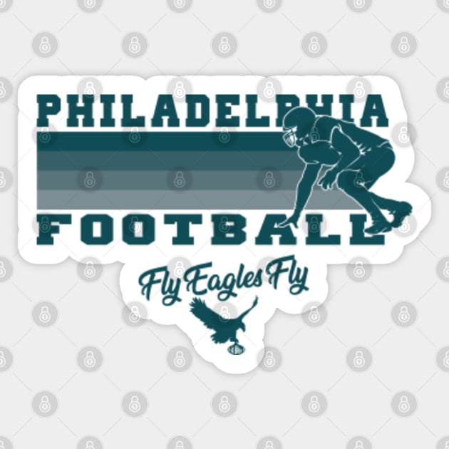 Fly Eagles Fly Football Sticker by Philadelphia Eagles for iOS