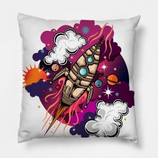 Through The Galaxy Pillow