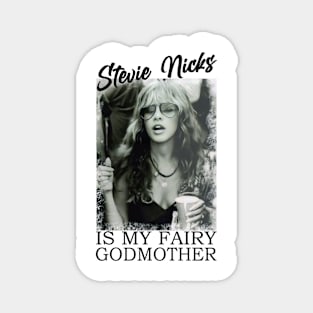 Stevie Nicks Black and White Magnet
