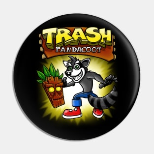 Trash Pandacoot Pin