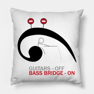 Guitars Off Bass On Pillow