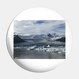 Glacier Lagoon in Jökulsárlón Iceland Pin