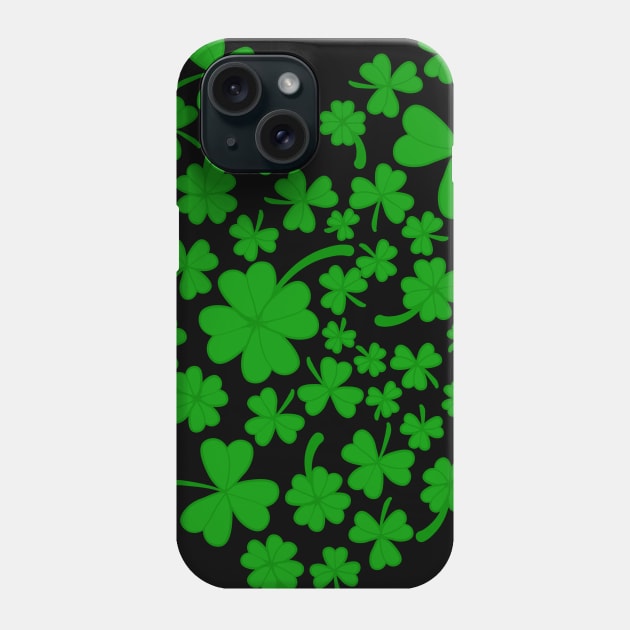 Irish Heart Shamrock Ireland Lover St Patrick's Day Phone Case by Mewzeek_T