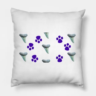 Puppy Prints & Shark Teeth Pillow