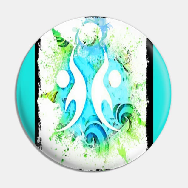 Summer ocean swim graffiti abstract Pin by SilverPixieArt