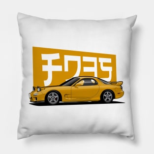 Yellow FD3S Pillow