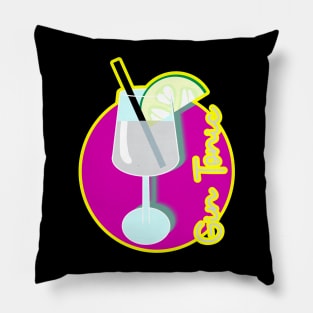 Gin Tonic Cocktail Pillow