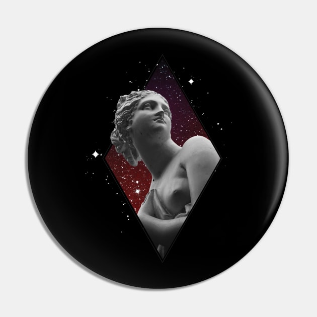 Female Celestial Body Pin by goodwordsco