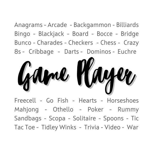 Game Player by Enacted Designs