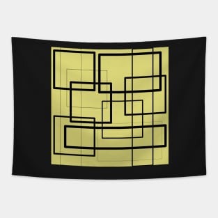 abstract geometrical line design Tapestry