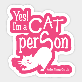 Cat Person Gift Stickers Teepublic Au