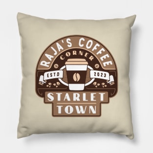 Starlet Town Coffee Emblem Pillow