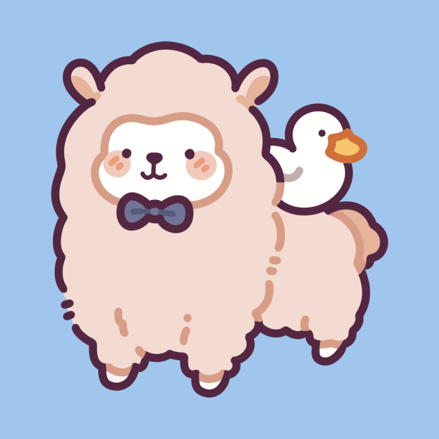 Alpaca Lover Duck by Meil Can