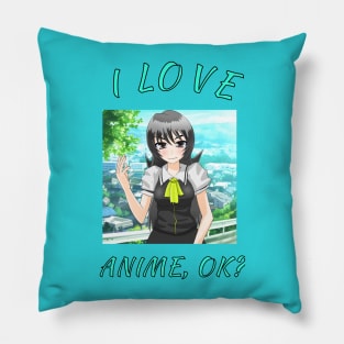 I Love Anime,OK?Cute Japan Culture Fans Gift Pillow