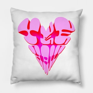 yee haw heart Pillow