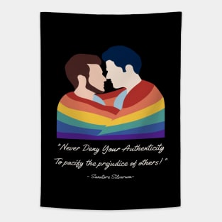 Authenticity: Gay Pride Tapestry