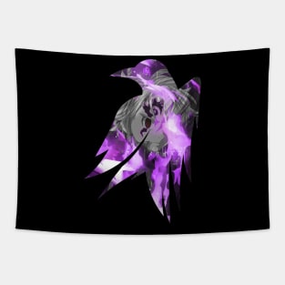 Raven's cloak black mark Tapestry