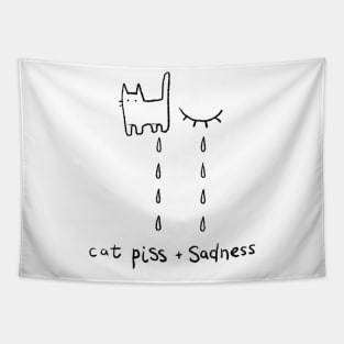 Cat piss + sadness Tapestry