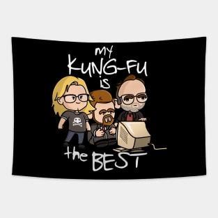 The Lone Gunmen - My Kung Fu Is The Best - X-Files Tapestry