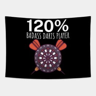 120 Badass Darts Player Tapestry